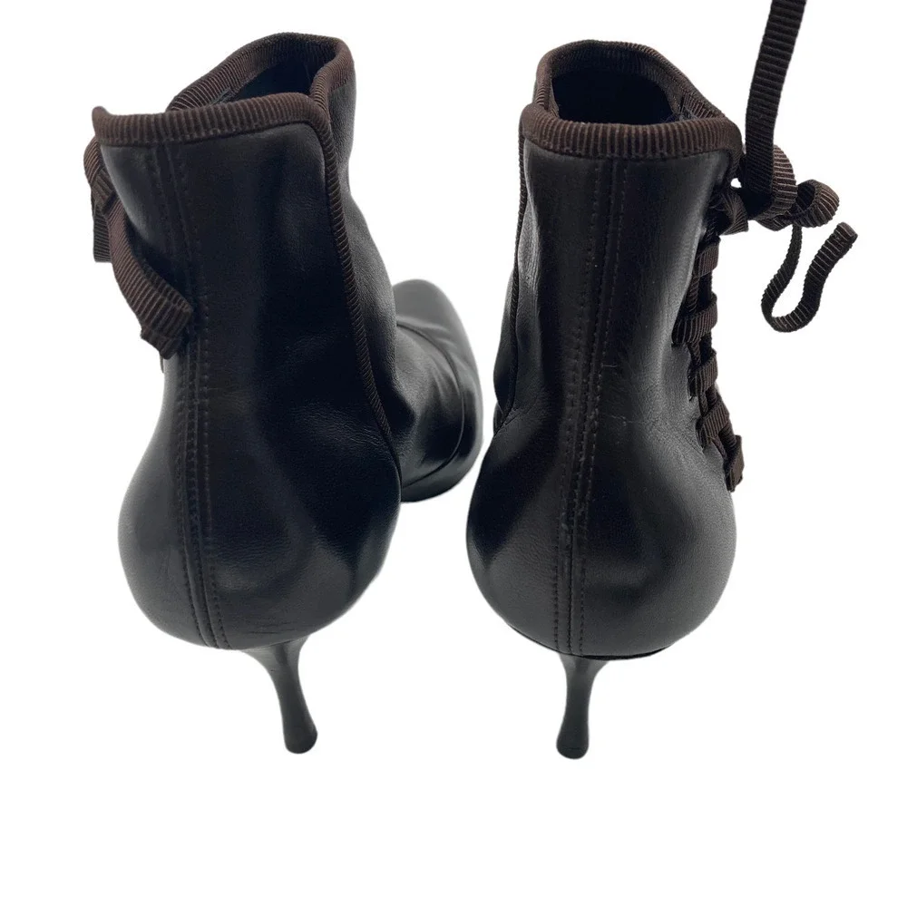 Salvatore Ferragamo fondente nappa calf boot